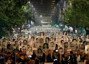 "Presente", manifestación contra la impunidad