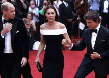 Príncipe William y Kate en alfombra roja estreno de Top Gun: Maverick