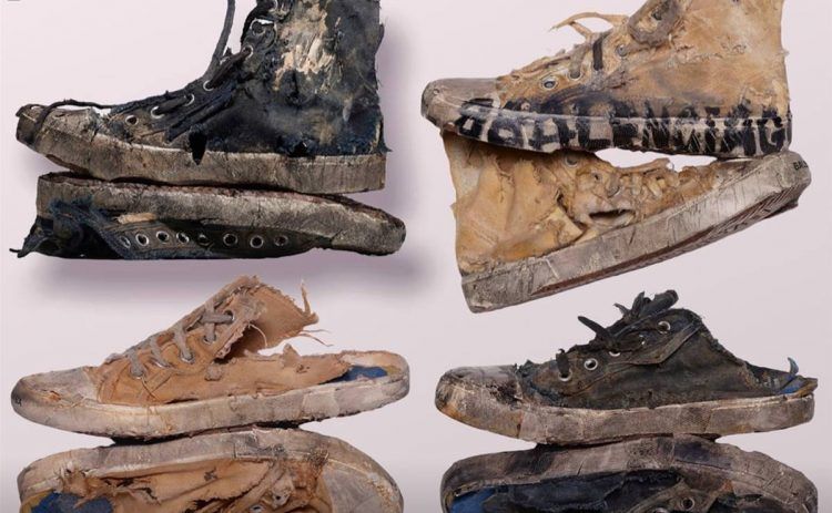 Los destrozados tenis de Balenciaga que cuestan RD$102,083