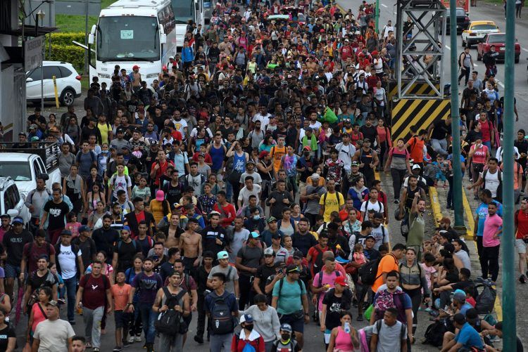 Caravana de 15.000 migrantes en busca del sueño americano
