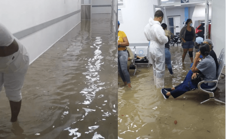 Denuncian fuertes inundaciones en Hospital Jaime Oliver de SPM