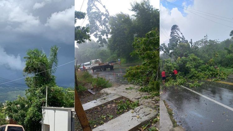 Lluvias causaron destrozos el día de ayer en varias provincias de RD