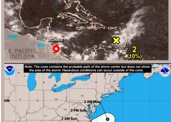 Se forma tormenta tropical Colin, no afectará a RD