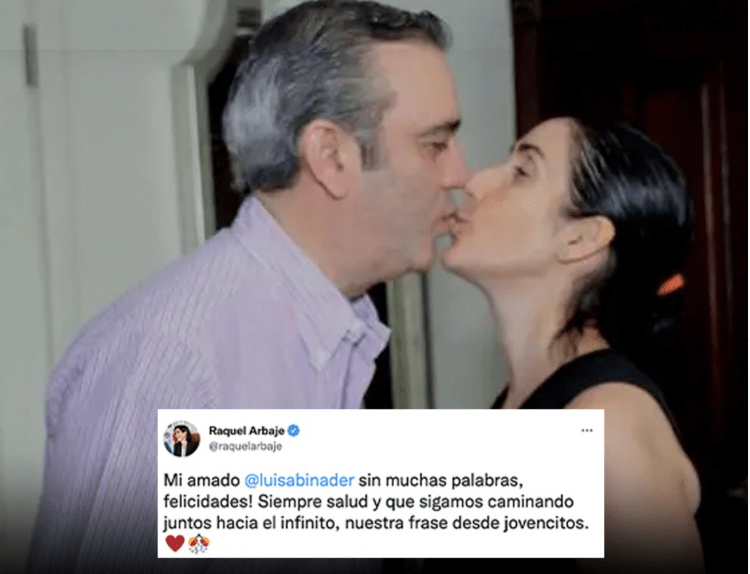 Presidente Abinader cumple 55 años y así lo felicita su esposa