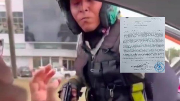 Agente DIGESETT explica por qué sacó arma a ciudadano