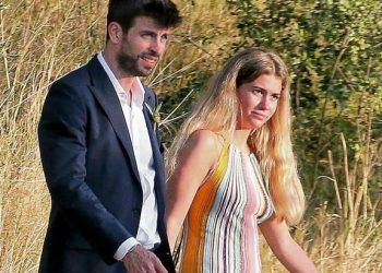 ¡Agarrados de mano! Piqué exhibe nueva novia en la boda de su mejor amigo