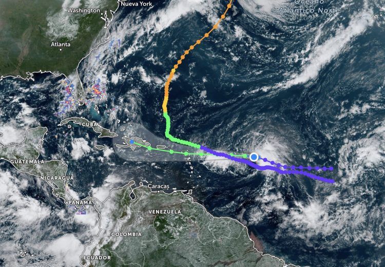 Depresión tropical se forma en el Atlántico