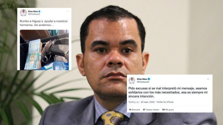 Diputado pide disculpas tras publicar imagine de arma y dinero para "ayudar a Higüey"