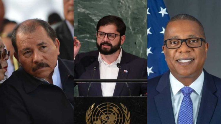 Daniel Ortega llama “perrito faldero” a Boric