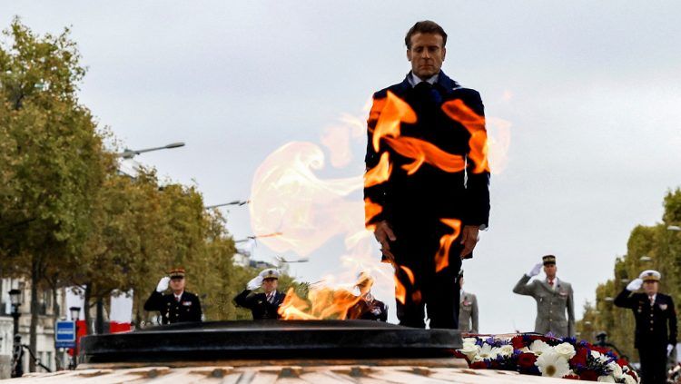 Macron: Países del sur acusan a Europa y EE.UU. de doble moral