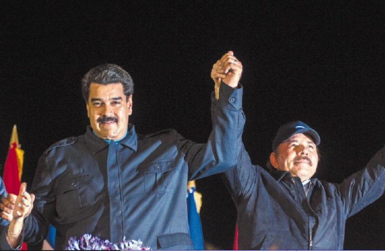 Daniel Ortega se solidariza con Nicolás Maduro tras la incautación de su avión