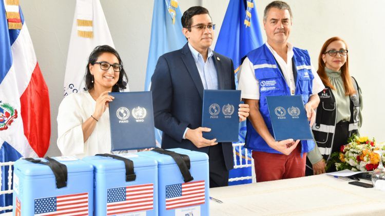 Salud Pública recibe donación de equipos por parte del Gobierno de EE.UU.