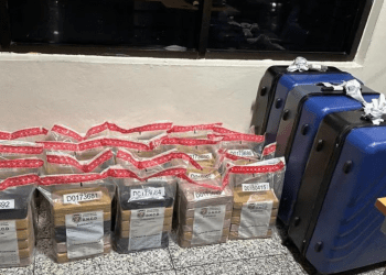 Incautan 119 paquetes de cocaína en Aeropuerto las Américas