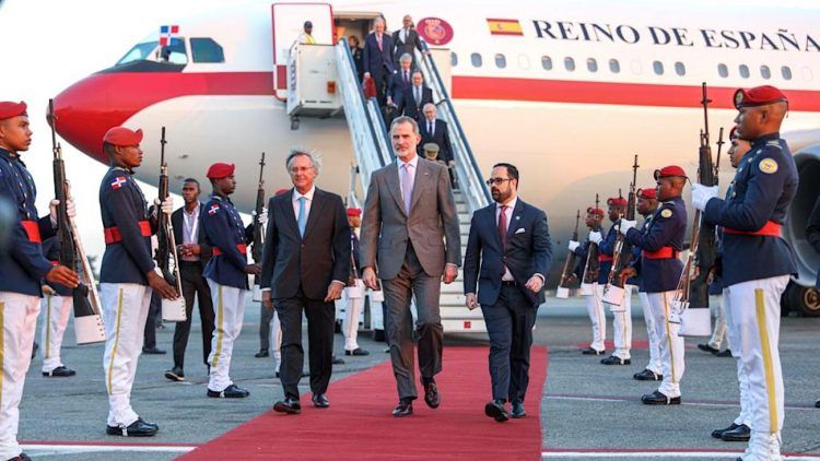 Rey de España, Felipe VI, ya está en Santo Domingo