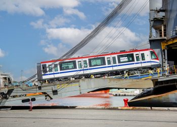 Llegan al país los primeros seis vagones para expandir capacidad del Metro de SD