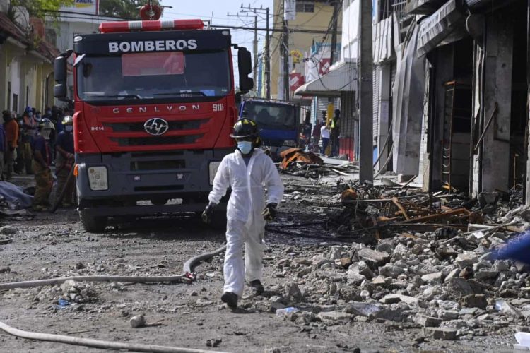 Han entregado 15 cadáveres debidamente identificados a familiares de víctimas de explosión en San Cristóbal
