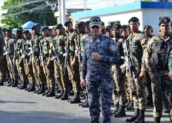 Fuerzas Armadas y Policía Nacional despliegan personal y equipo en Capotillo