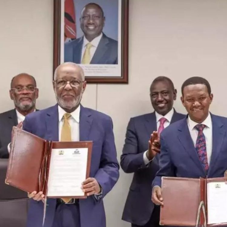 Kenia establece relaciones con Haití con miras a liderar una posible misión de la ONU