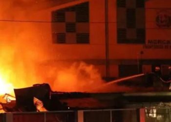 Se registra incendio en el mercado binacional de Dajabón