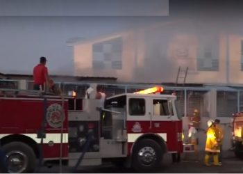 Bomberos logran sofocar incendio en mercado fronterizo de Dajabón