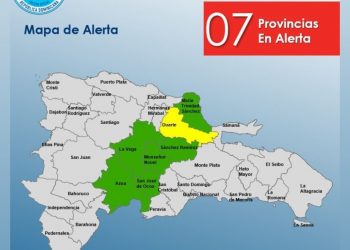 COE disminuye a siete las provincias en alerta por aguaceros