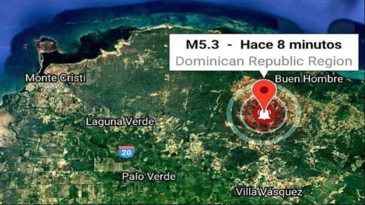 Se registra fuerte temblor de tierra en varios puntos de República Dominicana