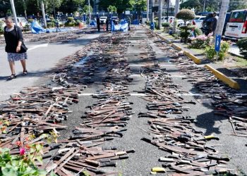 Policía Nacional ha decomisado más de 30 mil armas blancas en seis meses