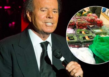Incautan kilos de frutas, vegetales y carne a Julio Iglesias en aeropuerto de Punta Cana