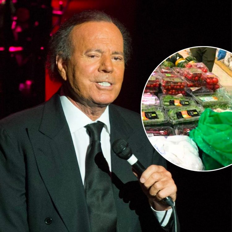 Incautan kilos de frutas, vegetales y carne a Julio Iglesias en aeropuerto de Punta Cana