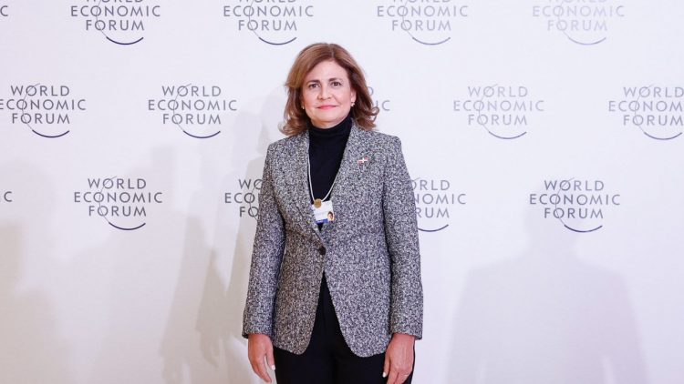Vicepresidenta Raquel Peña participará en el Foro Económico Mundial, Davos 2024