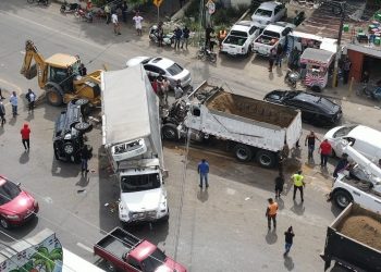 Al menos una decena de heridos en accidente de tránsito en Santiago