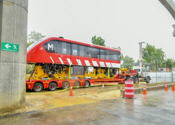 Segundo tren del Monorriel de Santiago llegará a finales del primer trimestre del año