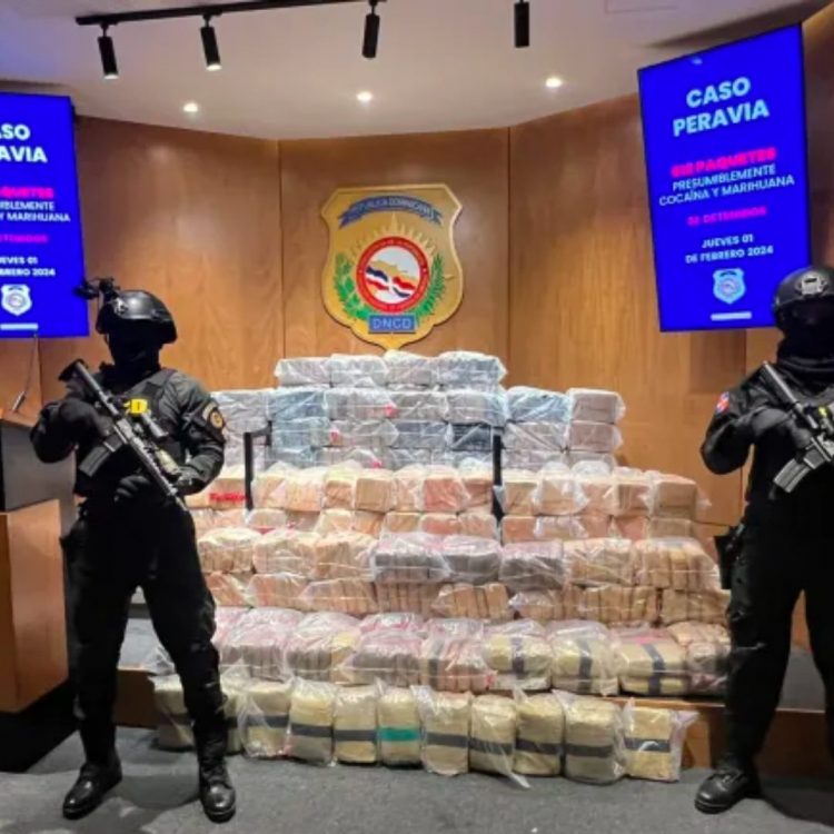 Interceptan lancha con 612 paquetes de cocaína y marihuana en las costas de Peravia