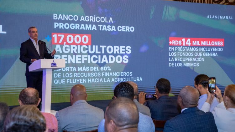 El país produce el 90.6% de los alimentos que consumen los dominicanos, afirma Abinader