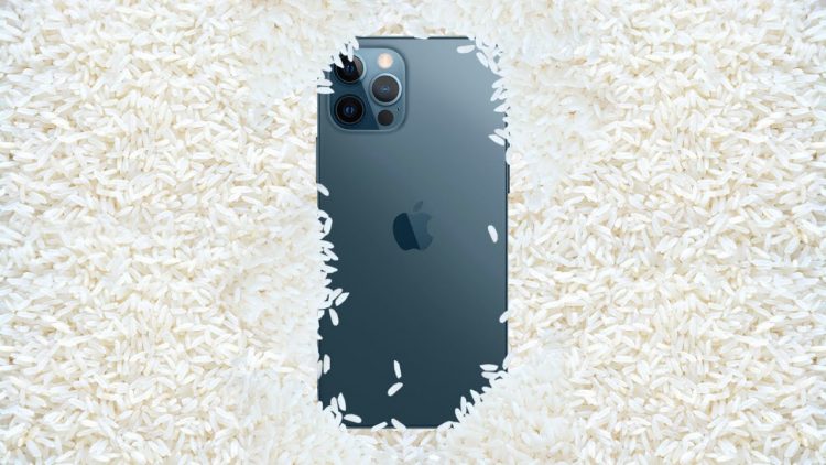 Apple advierte sobre los riesgos de meter un iPhone mojado en arroz