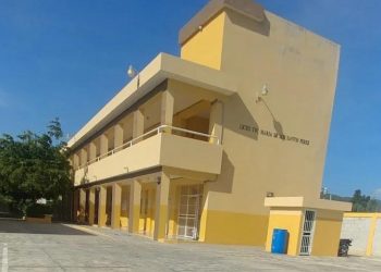 Estudiante lanza herbicida en una escuela de Azua para que despachen temprano