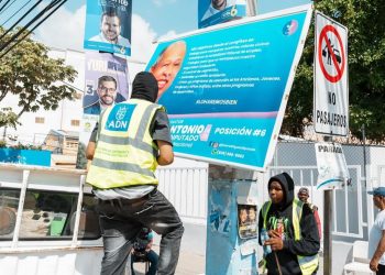 Alcaldía del Distrito Nacional retira propaganda política de las calles