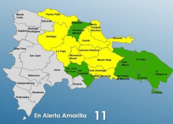 COE aumenta a 11 las provincias en alerta amarilla y mantiene 9 en verde