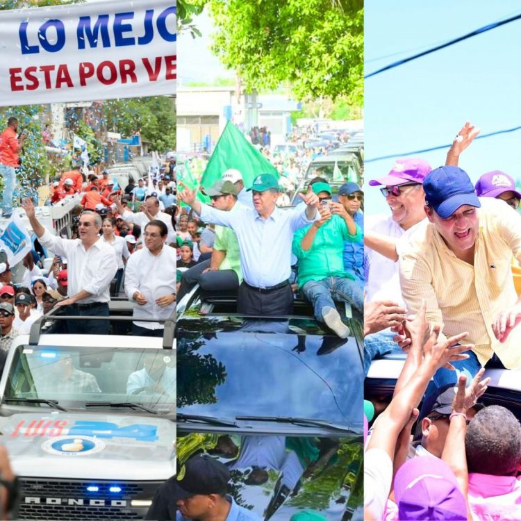 En la recta final, partidos aumentan caravanas para el cierre de campaña