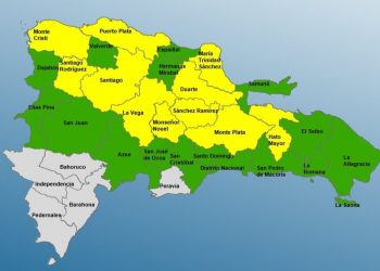 COE mantiene 27 provincias en alerta por efectos de vaguada