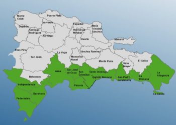 COE aumenta a 12 las provincias en alerta verde por vaguada