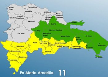 COE sube a 23 las provincias en alerta por incidencia de vaguada