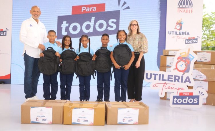 Inabie lanza “Utilería a Tiempo Para Todos” con más de 1.8 millones de kits escolares