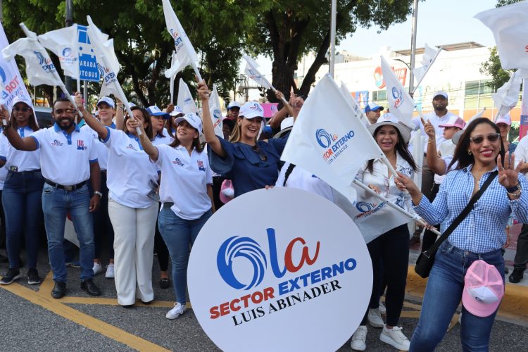 Ola Sector Externo sumó más de 350mil nuevos simpatizantes a Luis Abinader