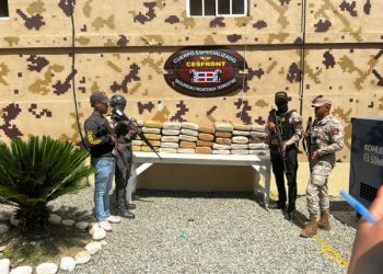 Decomiso de 384 libras de marihuana en operativo en Elías Piña