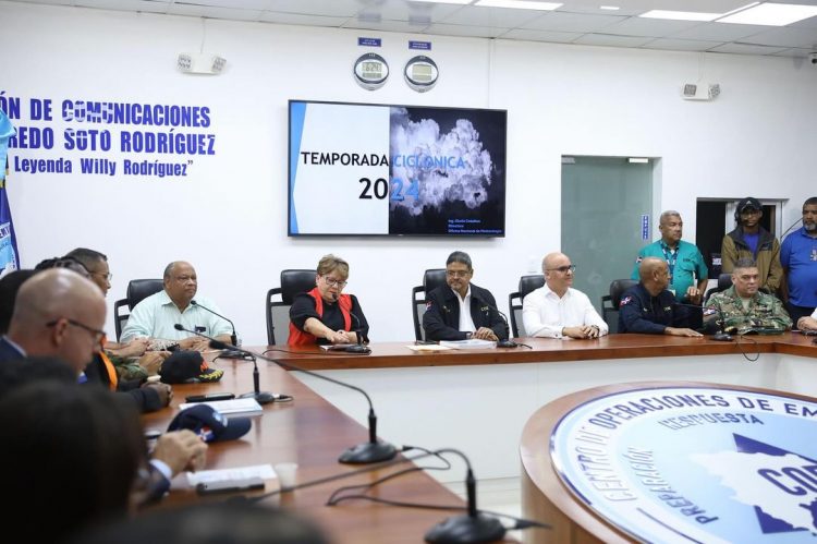COE pone en marcha plan de contingencia ante temporada ciclónica 2024