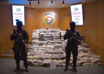 Alijo de marihuana decomisado en Puerto Haina