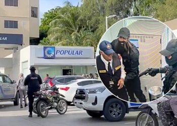 Policía mata a dos de los asaltantes de la sucursal del Banco Popular