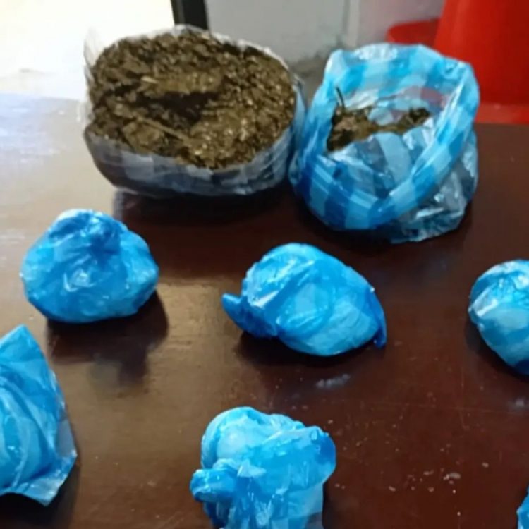 Decomisan 379 gramos de presunta cocaína y dos raciones de marihuana