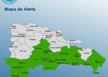 COE mantiene 17 provincias en alerta verde y descontinúa aviso de condiciones de tormenta